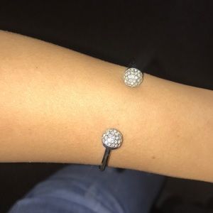 Fossil crystal bracelet